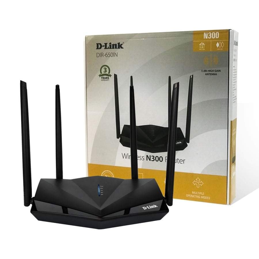 D-Link 300mbps Wireless Router (DIR-650IN/ENA)
