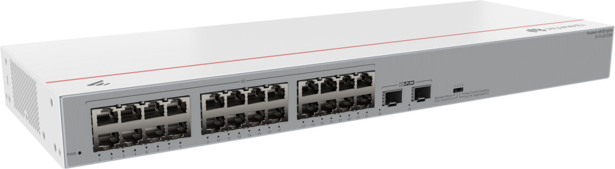 Huawei S110-24T2SR (24*10/100/1000BASE-T ports, 2*GE SFP ports, AC power)