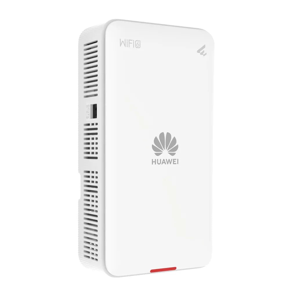 Huawei Wall-plate AP, Wi-Fi 6, indoor, Dual Radio(2.4G/5GHz), 2*2/2*2 MU-MIMO, 1*GE Base-T, 1*GE Base-T, BLE, USB, internal smart antennas