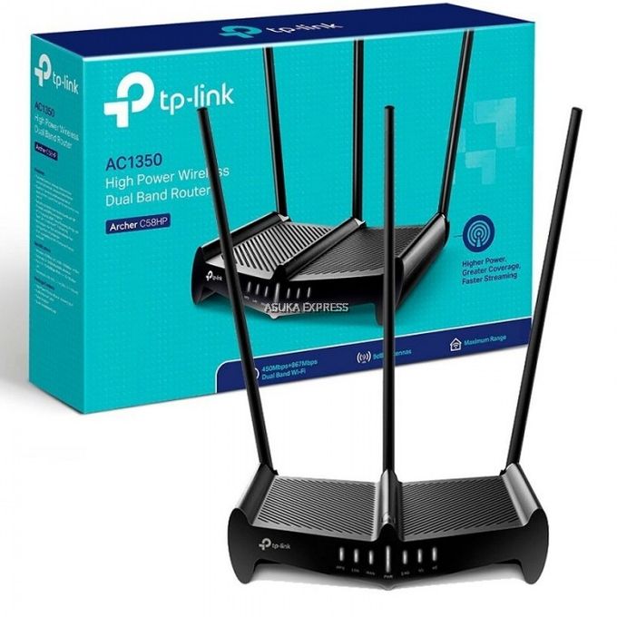 TP+ Link AC1350 High Power Wireless Dual Band Router-TL-Archer CH58HP