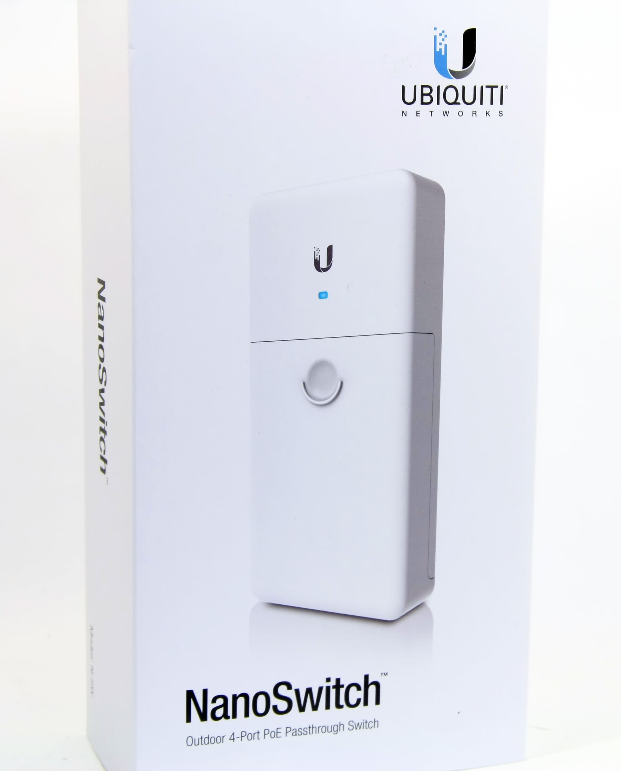 Ubiquiti NanoSwitch 4 Port Outdoor Gigabit Switch with PoE Passthrough