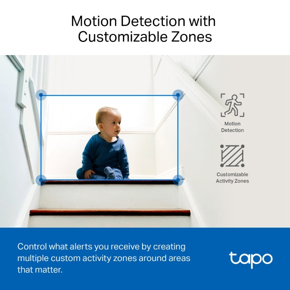 TP-Link Tapo C220 2K QHD 4MP Pan & Tilt AI Wi-Fi Security Camera