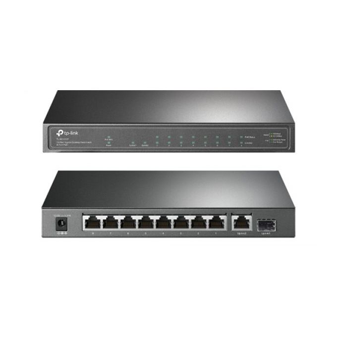 TP-Link 10-Port Gigabit Desktop Switch with 8 PoE Ports TL-SG1210P