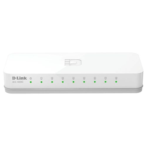 D-Link DES-1008C/B 8 port 10/100Base-T Unmanged Switch (UK Plug)