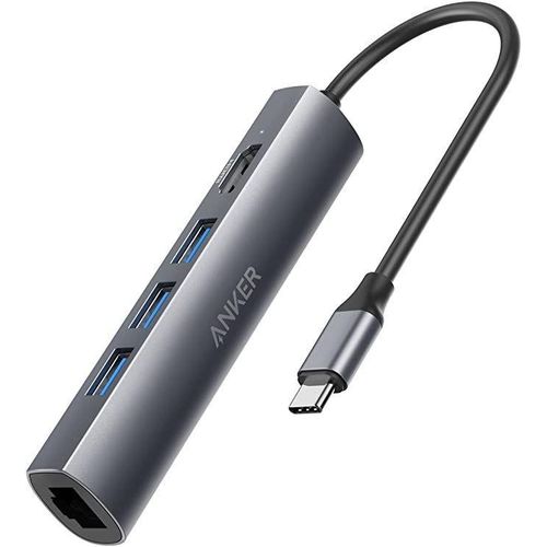 Anker Usb-C Hub (5-In-1, 4K Hdmi) Gray