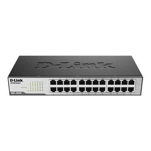 D-Link 24 port 10/100Mbps Unmanaged Switch (DES-1024D)