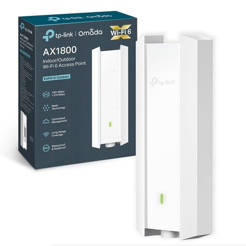 TP-Link Omada EAP610-Outdoor AX1800 Wi-Fi 6 Outdoor Wireless Access Poin