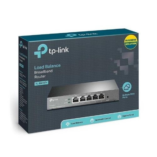 TP-Link TL-R470T+ Load Balance Broadband Router – Multi-WAN Business Router with 5 Fast Ethernet Ports