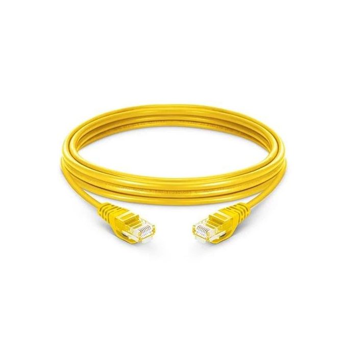 D-Link Cat6A 10G 3M UTP 24 AWG PVC Round Patch Cord - Yellow
