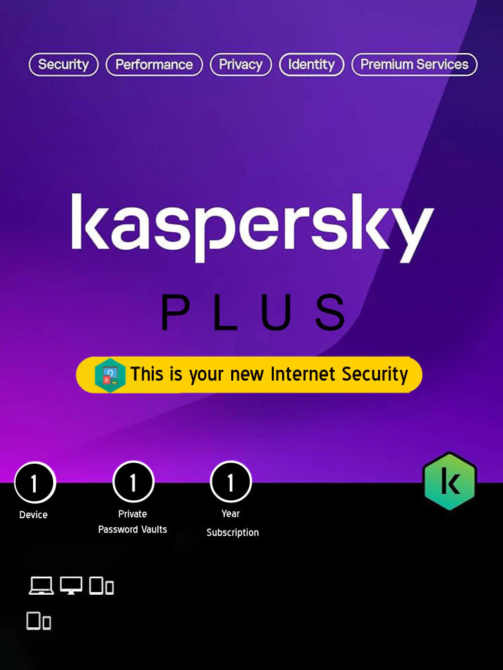 Kaspersky Plus Internet Security 1 Device