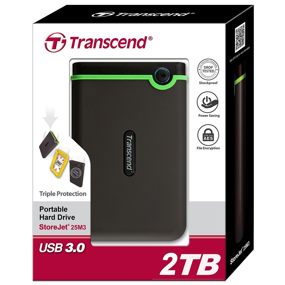 Transcend external hard disk 1TB