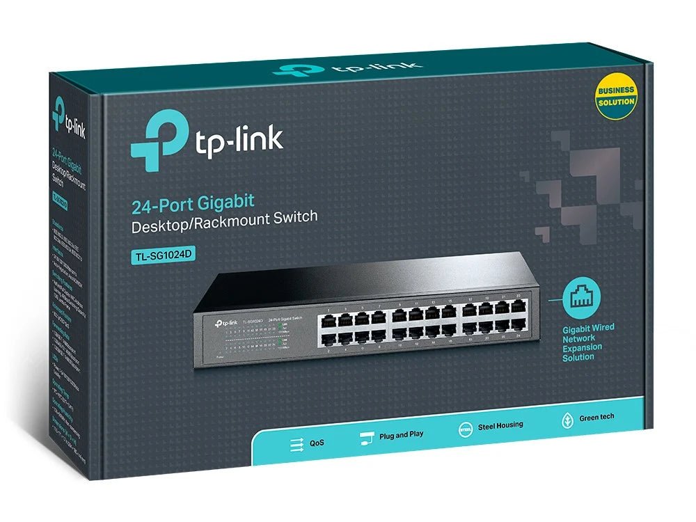 TP-Link TL-SG1024D 24 Port Gigabit Rackmount Switch