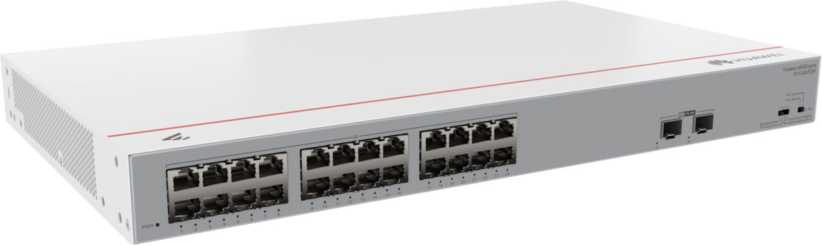 Huawei Switch S110-24LP2SR (24*GE ports(124W PoE+), 2*GE SFP ports, AC power)