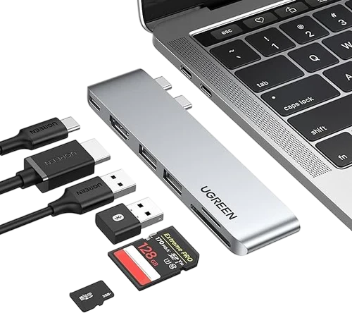 UGREEN 6-in-2 USB-C Multifunction Adapter (CM380 UG-80856 / UG-80857}