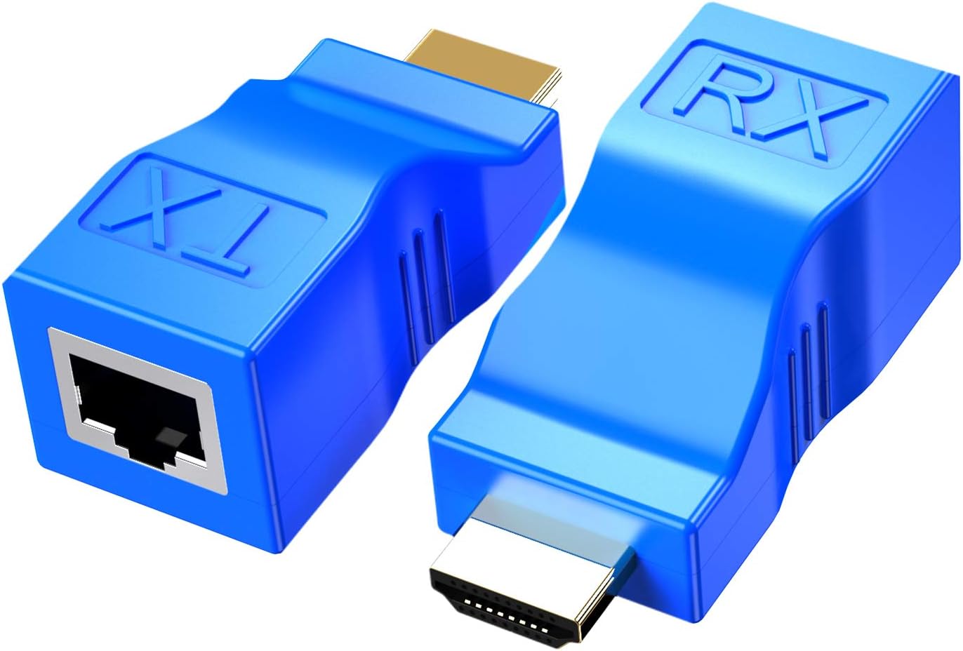 HDMI Extender 30m LAN Cable Adapter for Long-Distance Transmission
