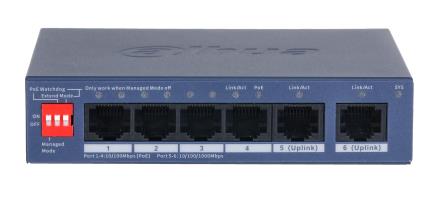 Dahua CS4006-4ET2GT-36 6-Port Cloud Managed PoE Desktop Switch