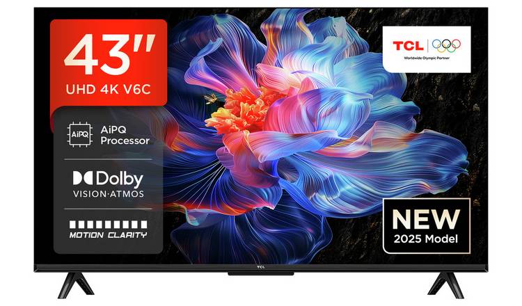 TCL 43 inch UHD 4K Google Smart TV New Model 2025