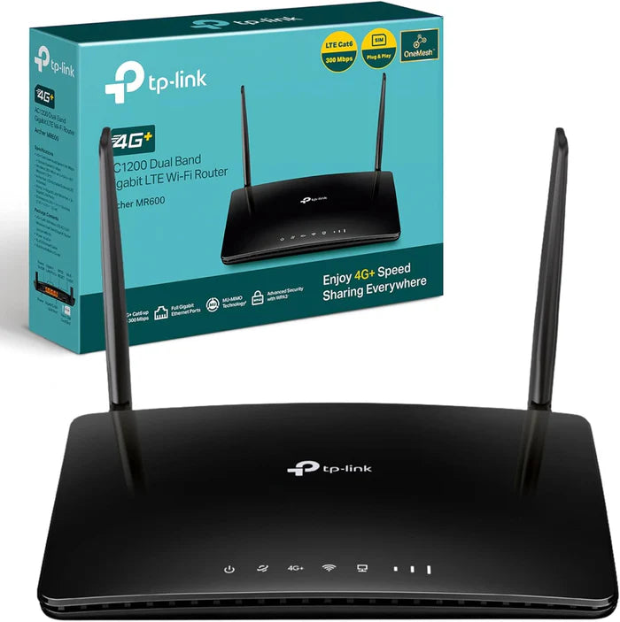 TP-Link Archer MR600 4G+ LTE AC1200 Dual-Band Gigabit Wi-Fi Router