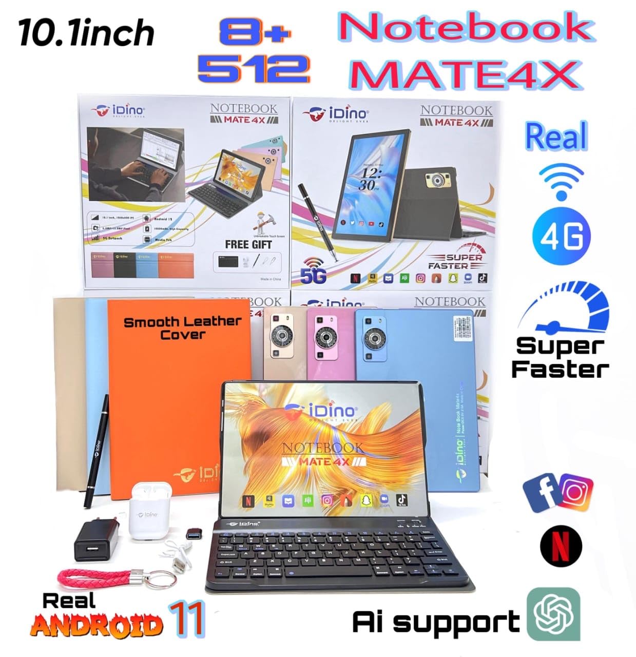 Idino Notebook Mate 4x