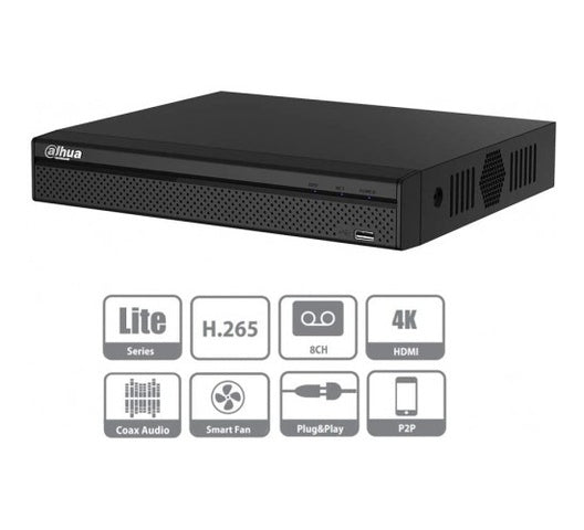 Dahua XVR5108HS 8-Channel 5MP Penta-brid Digital Video Recorder (XVR)