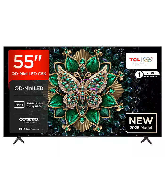 TCL 55″ 55C6K Premium QD-Mini LED 4K Google TV
