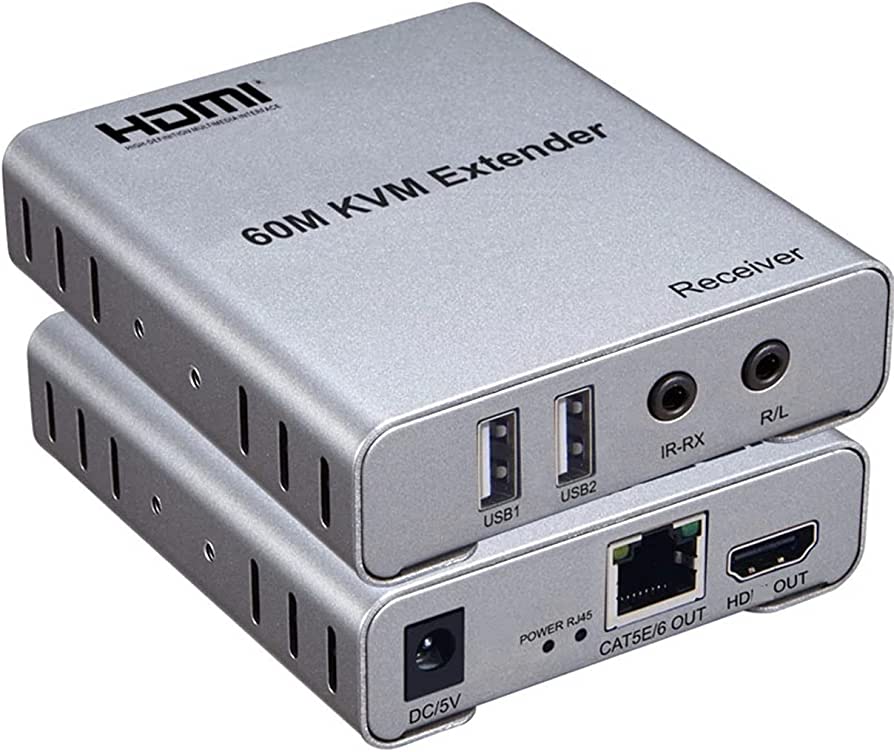 60M HDMI Extender KVM Signal Extender With Audio