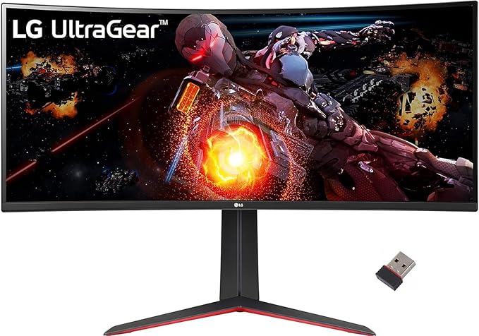 LG UltraGear 34GP63A-B 34-Inch Curved Gaming Monitor