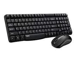 Rapoo Wireless Multimedia Keyboard & Optical Mouse Combo - US Layout