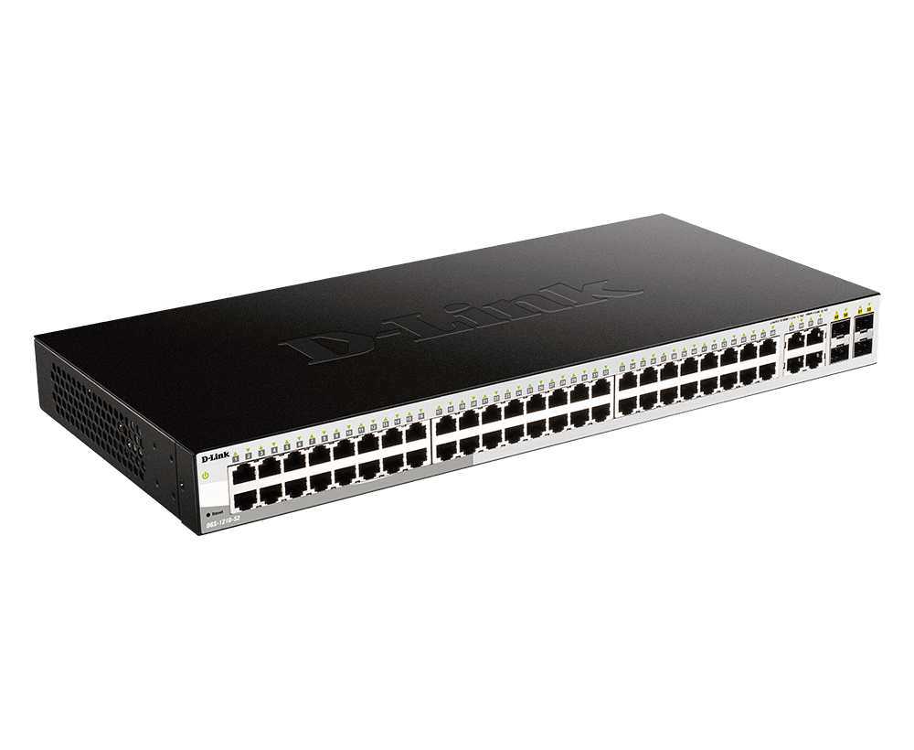 D-Link 52-Port Gigabit Smart Managed Switch non-POE (DGS-1210-52)