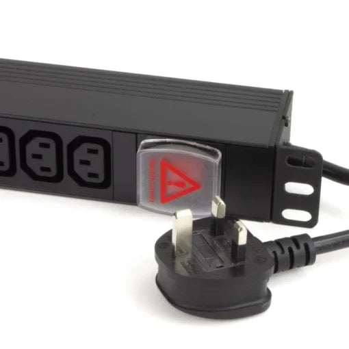 8-Way C13 UK PDU Rack-Mount Power Strip