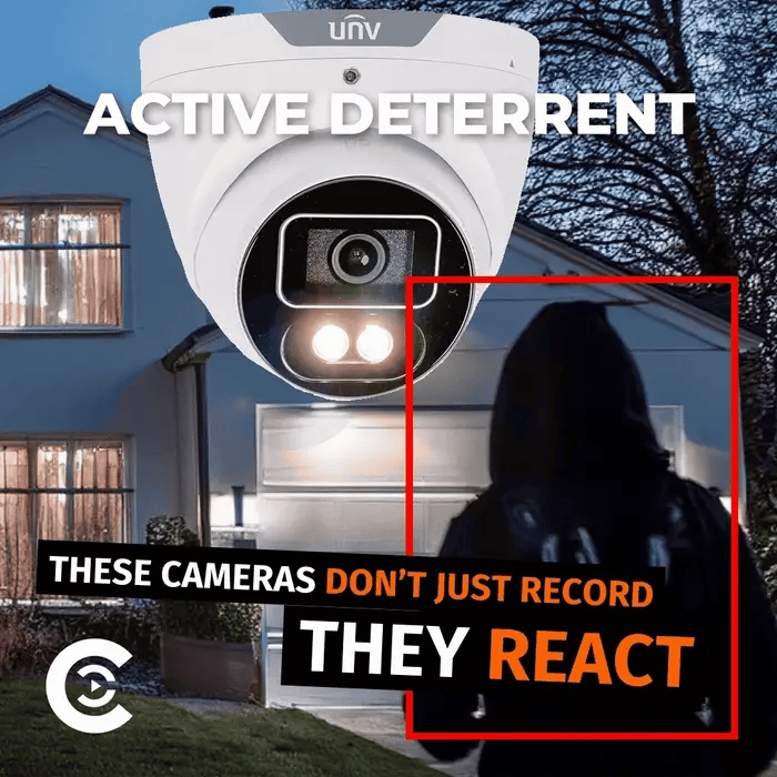 UNV 8MP Tri-Guard Fixed Dual-light Turret Network Camera