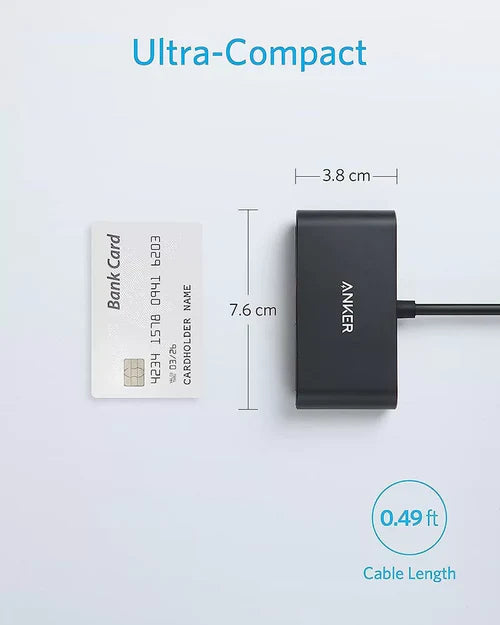 Anker Powerexpand 3-In-1 Usb-C Pd Hub Gray