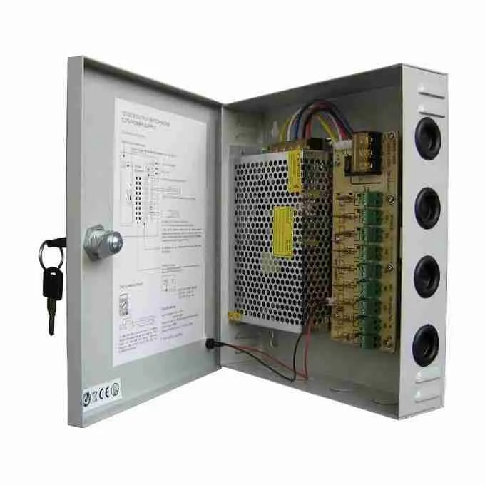 CCTV 12V 10A Open Frame Power Supply for Security Camera Systems