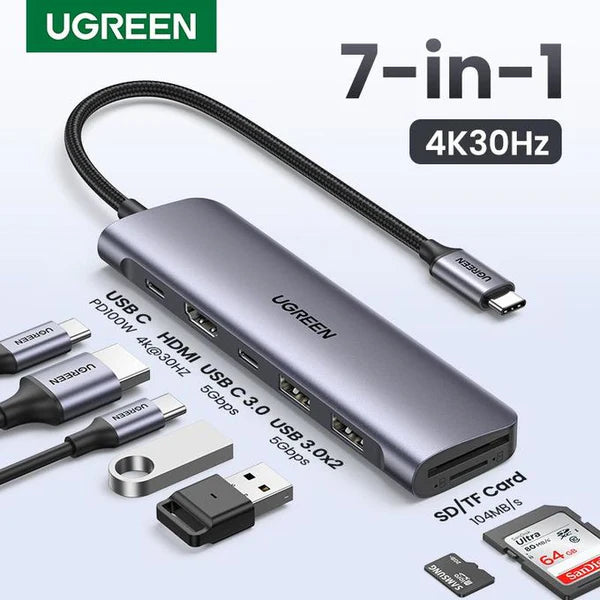 UGREEN 7 in 1  Multifunction Adapter