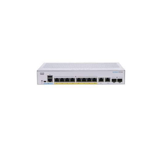 Cisco Business CBS350-8P-E-2G 8-Port Gigabit PoE+ Managed Switch