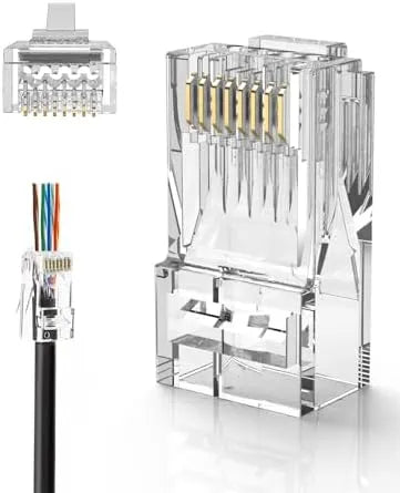 D-Link RJ45 Cat6 Connectors (100 pcs pack)