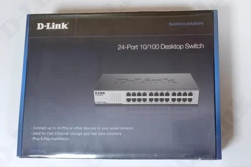 D-Link 24 port 10/100Mbps Unmanaged Switch (DES-1024D)