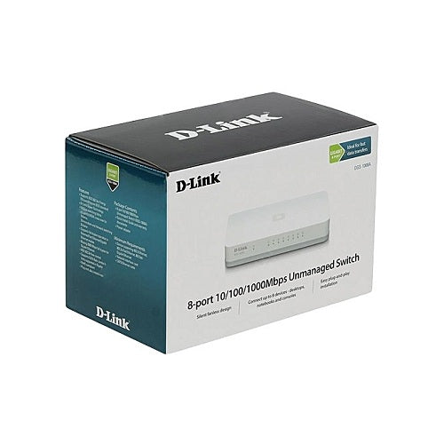D-Link DES-1008C 8-Port Unmanaged Switch