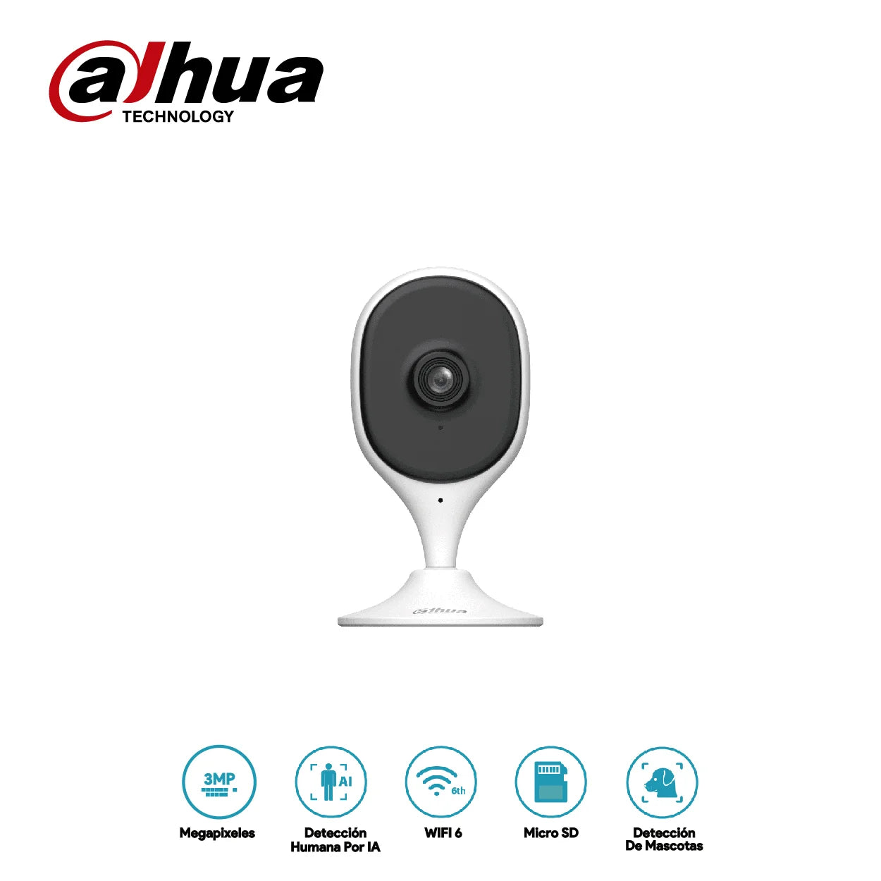 Dahua Cube A1 5MP Indoor Fixed-Focal Wi-Fi Cube Network Camera with AI Human Detection