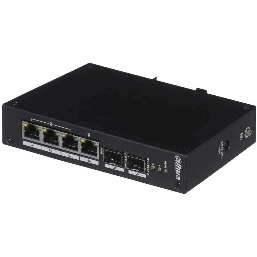 Dahua PFS3206-4P-96 6-Port Unmanaged PoE Ethernet Switch