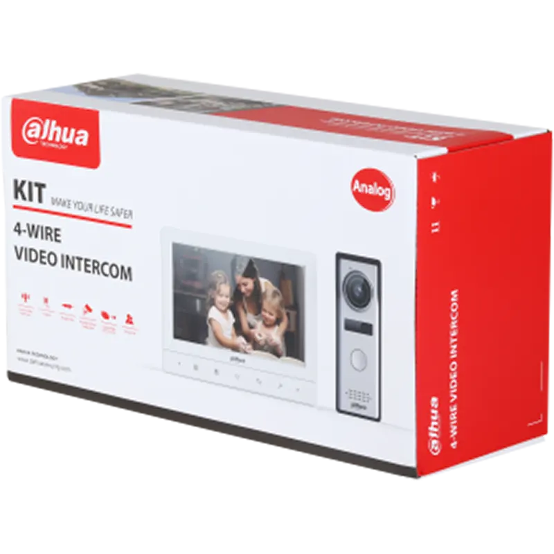 Dahua KTA02 Analog Video Intercom Kit with 7-Inch Indoor Monitor