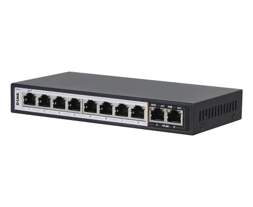 D-Link 10-port Long Range PoE Switch (DES-F1010P-E/B)
