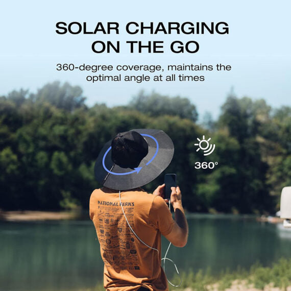 EcoFlow Solar Panel Hat – Extra Large (XL)