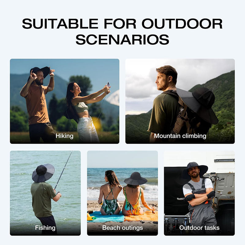 EcoFlow Solar Panel Hat – Extra Large (XL)