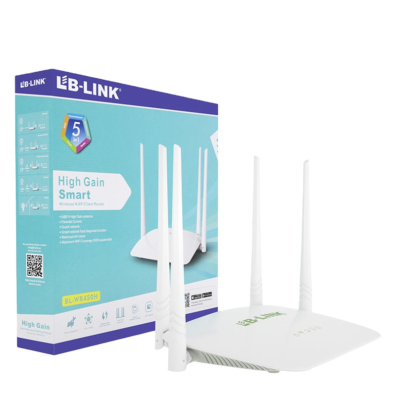 LB-LINK 300Mbps High Gain Smart Wireless Router BR-MR450H
