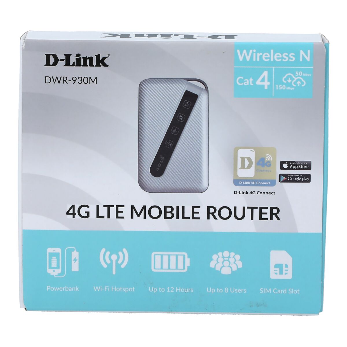 D-Link DWR-930M 4G LTE Mobile Wi-Fi Router