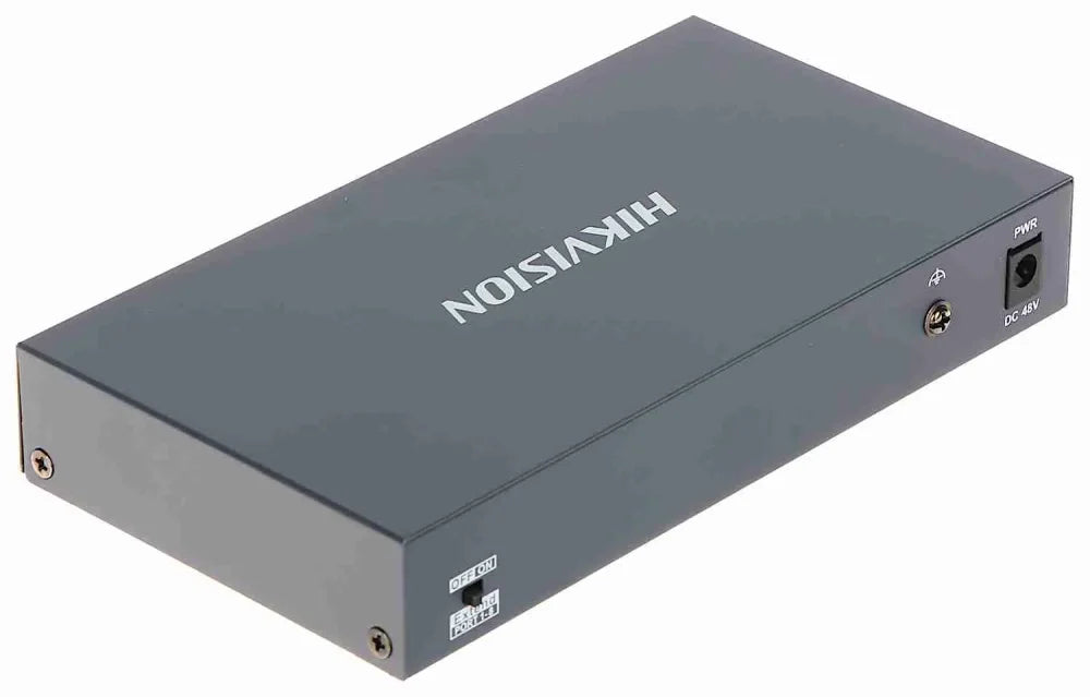 Hikvision DS-3E0310P-E/M 8-Port Fast Ethernet Unmanaged PoE Switch with 2 Gigabit Uplink Ports