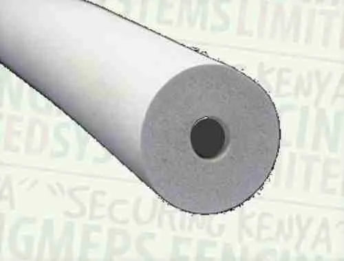 Electric Fence Insupipe 4 Metres 16.9mm PVC White