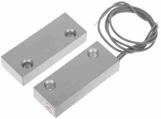 Long Metallic Door Magnetic Contact for Alarm & Access Control Systems