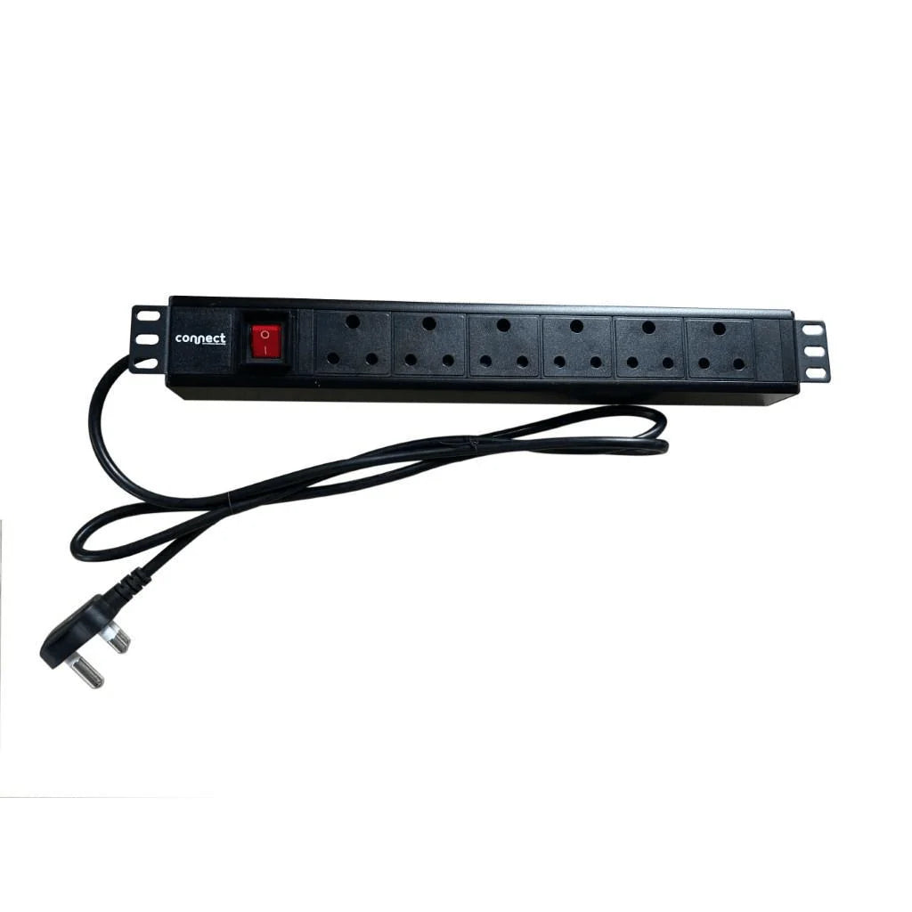 MTN 6-Way UK Plug Power Distribution Unit (PDU)